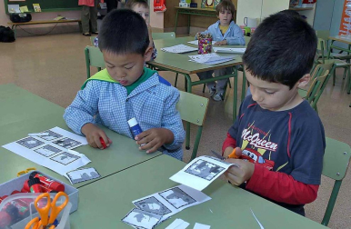 Alumnos del Colegio Público Eulza, protagonista del 'Cole a cole' del Diario Escolar del 20 de mayo de 2014.