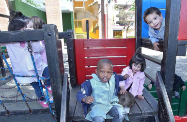 Alumnos del Colegio Público Eulza, protagonista del 'Cole a cole' del Diario Escolar del 20 de mayo de 2014.