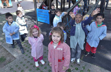 Alumnos del Colegio Público Eulza, protagonista del 'Cole a cole' del Diario Escolar del 20 de mayo de 2014.