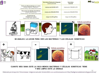 Pictogramas para la visita de los niños de ANA a las instalaciones de Lacturale