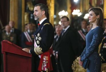 El Rey don Felipe presidió este 6 de enero de 2015 su primera Pascua Militar como Jefe de Estado, acompañado de la reina doña Letizia.