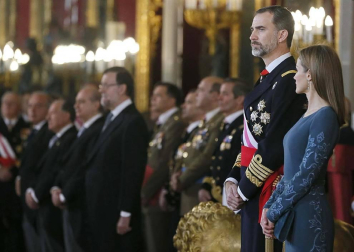 El Rey don Felipe presidió este 6 de enero de 2015 su primera Pascua Militar como Jefe de Estado, acompañado de la reina doña Letizia.