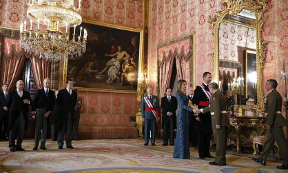 El Rey don Felipe presidió este 6 de enero de 2015 su primera Pascua Militar como Jefe de Estado, acompañado de la reina doña Letizia.