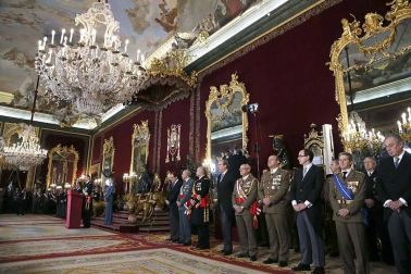 El Rey don Felipe presidió este 6 de enero de 2015 su primera Pascua Militar como Jefe de Estado, acompañado de la reina doña Letizia.
