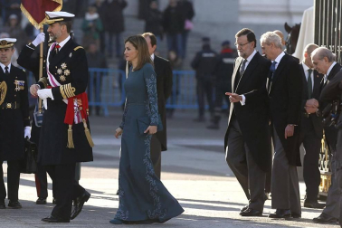 El Rey don Felipe presidió este 6 de enero de 2015 su primera Pascua Militar como Jefe de Estado, acompañado de la reina doña Letizia.
