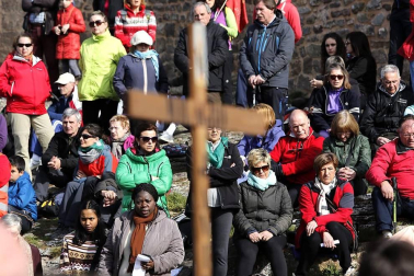 Celebración de la misa tras la primera Javierada