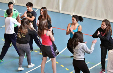 El centro pamplonés protagoniza el 'Cole a cole' del Diario Escolar de la semana del 16 de marzo de 2015.