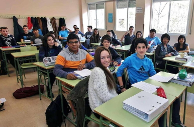 El centro pamplonés protagoniza el 'Cole a cole' del Diario Escolar de la semana del 16 de marzo de 2015.