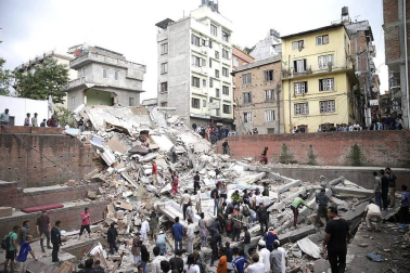 Un terremoto de 7,9 ha sacudido este sábado Nepal