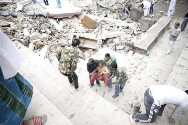Un terremoto de 7,9 ha sacudido este sábado Nepal