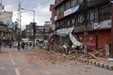Un terremoto de 7,9 ha sacudido este sábado Nepal
