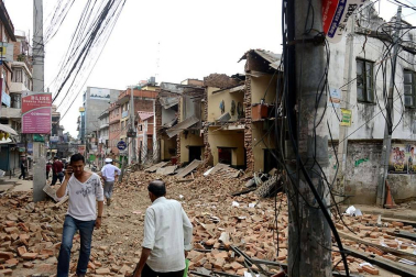 Un terremoto de 7,9 ha sacudido este sábado Nepal