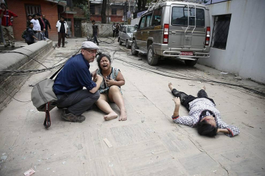 Un terremoto de 7,9 ha sacudido este sábado Nepal