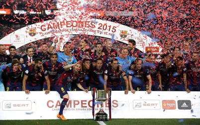 El FC Barcelona se proclamó campeón tras ganar al Athletic Club en el Camp Nou.
