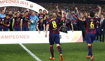 El FC Barcelona se proclamó campeón tras ganar al Athletic Club en el Camp Nou.
