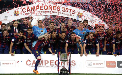 El FC Barcelona se proclamó campeón tras ganar al Athletic Club en el Camp Nou.