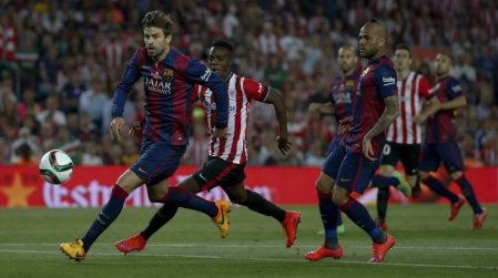 El FC Barcelona se proclamó campeón tras ganar al Athletic Club en el Camp Nou.