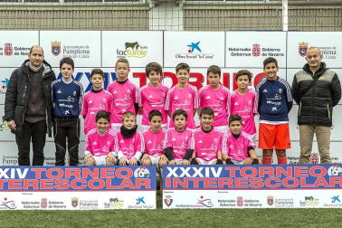 Sagrado Corazón. Aritz Cárdenas, Íñigo Béistegui, Alejandro, Javier Camats, Aimar Ripa, Otto Martín, Javier Ripa, Alejandro Marquínez, Daniel Iruja, Pablo Zudaire, Luis Larrañaga, Pablo Martínez, Daniel Sanciñena, Juan Cebellán. Entrenador, Gorka García León.