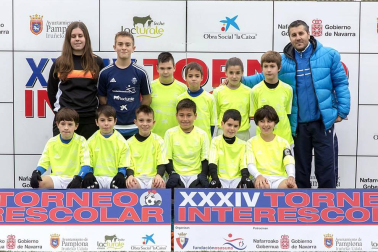 Catalina de Foix. Hugo Erviti, Sergio Fernández, Pablo Otazu, Aimar Ataun, Álvaro García, Marcos Beperet, Eneko Rivera, Candela Reyero, David Murguialday, Raúl Marcotegui, Martín Oiartzabal, Sara Pellejero y Martín Mendoza. Entrenador, Juan José Rivera.