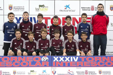 Mater Dei. El equipo de Ayegui lo forman Adrián Gurpegui, Íñigo Echarri, Cayetano Egeda, María Ros, Ibai Haro, Martín Martínez, David González, Ángel Hernández, Gorka Portillo, Iker Ibarrola, Daniel Reclusa, Diego Regueira y Julen Martínez.