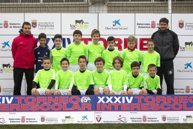 Jaso Ikastola. El conjunto está formado por Martzelo Sainz, Iñaki Echeverría, Jon Legaz, Iker Vizcay, Iker Lecuna, Aitor Compains, Hugo Rodríguez, Iraia Tambo, Markel Sarasola, Aritz Caballero, Asier Lusarreta, Aimar Lizarraga, Unai Trigo y Asier Zaro.