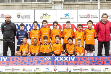 Ermitagaña. El conjunto está compuesto por Alexander Esteban Villafranca, Luis Wang, Juan Rojas, Álex Esparza, Diego Alexander Figueroa, Javier Sánchez, Íñigo Giganto, Julen Edipo, Ander Vergara, Chenyang Zhu, Martín Filchov, Jhostin Cabrera, Adrián Muñoz y Aymar Boukayova.