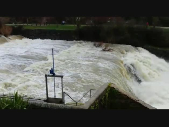 El río Ulzama, en la Trinidad de Arre