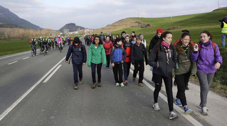 Unas 19.300 personas han participado en la segunda Javierada de 2016