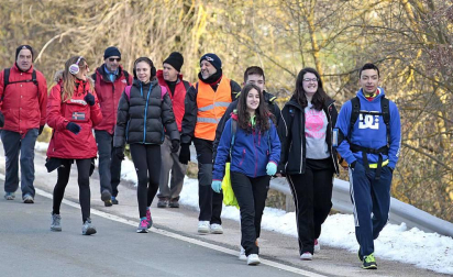 Unas 19.300 personas han participado en la segunda Javierada de 2016