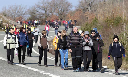 Unas 19.300 personas han participado en la segunda Javierada de 2016