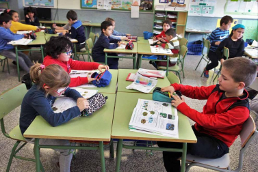 El centro pamplonés protagoniza el 'Cole a cole' del Diario Escolar de la semana del 25 de abril de 2016.