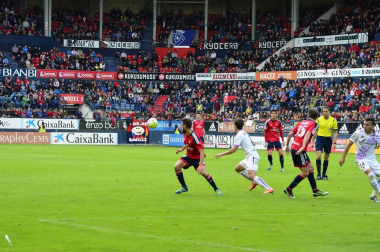 Imágenes del encuentro correspondiente a la jornada 39, de la temporada 2015/2016, disputado en El Sadar.