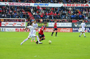 Imágenes del encuentro correspondiente a la jornada 39, de la temporada 2015/2016, disputado en El Sadar.