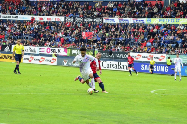 Imágenes del encuentro correspondiente a la jornada 39, de la temporada 2015/2016, disputado en El Sadar.