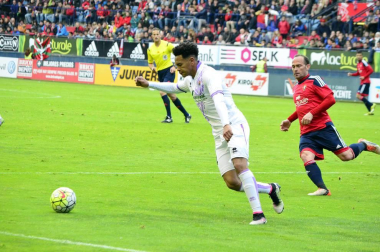 Imágenes del encuentro correspondiente a la jornada 39, de la temporada 2015/2016, disputado en El Sadar.