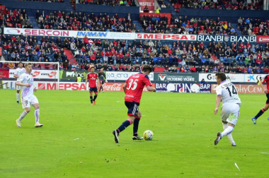 Imágenes del encuentro correspondiente a la jornada 39, de la temporada 2015/2016, disputado en El Sadar.