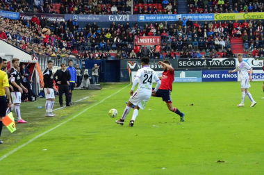 Imágenes del encuentro correspondiente a la jornada 39, de la temporada 2015/2016, disputado en El Sadar.
