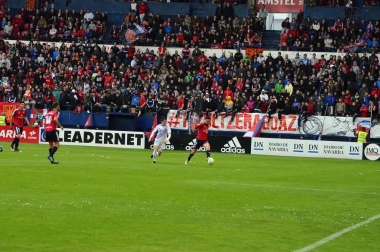 Imágenes del encuentro correspondiente a la jornada 39, de la temporada 2015/2016, disputado en El Sadar.