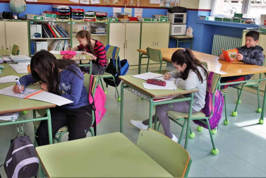 Estudiantes del IES Sierra de Leyre