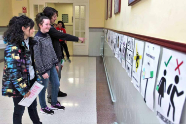 Estudiantes del IES Sierra de Leyre