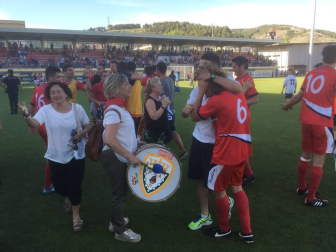 El equipo navarro empató contra el Conquense y certificó su ascenso.