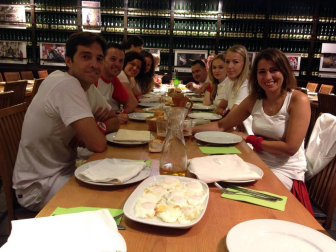 Los almuerzos protagonizan las horas previas al chupinazo