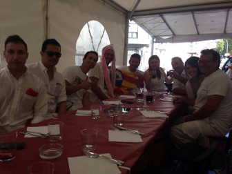 Los almuerzos protagonizan las horas previas al chupinazo