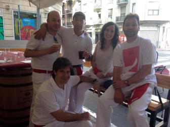 Los almuerzos protagonizan las horas previas al chupinazo