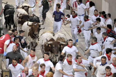 Las mejores imágenes del encierro exclusivas de los fotógrafos de Diario de Navarra