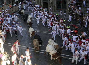 Las mejores imágenes del encierro exclusivas de los fotógrafos de Diario de Navarra