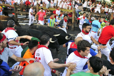 Las mejores imágenes del encierro exclusivas de los fotógrafos de Diario de Navarra