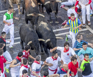 Las mejores imágenes del encierro exclusivas de los fotógrafos de Diario de Navarra