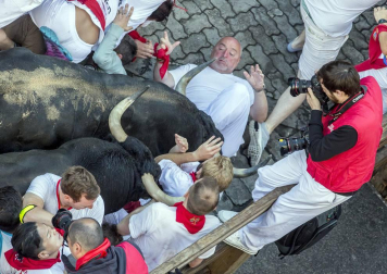 Las mejores imágenes del encierro exclusivas de los fotógrafos de Diario de Navarra