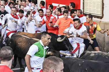 Las mejores imágenes del encierro exclusivas de los fotógrafos de Diario de Navarra
